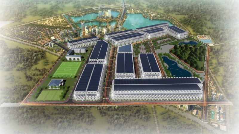 Phối cảnh tổng thể dự án Vigory City bất động sản Bắc Ninh