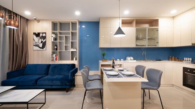 Căn hộ studio Vinhomes thường có thiết thông minh và hiện đại