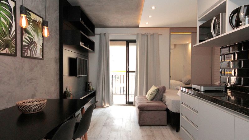 Phối cảnh nội thất sang trọng của căn hộ studio Vinhomes Cổ Loa