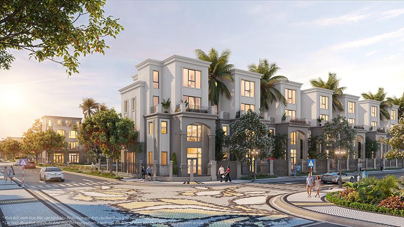 Phối cảnh biệt thự đơn lập Vinhomes Cần Giờ mang phong cách nghỉ dưỡng sang trọng