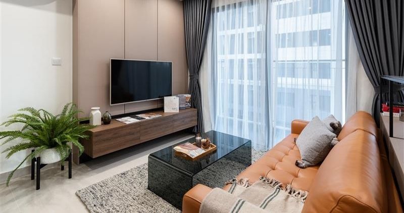 Căn hộ 1PN Vinhomes Củ Chi mang đến không gian sống tiện nghi và linh hoạt.