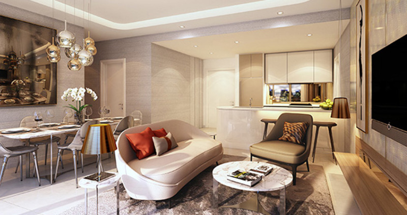 Tổng quan căn hộ 2 phòng ngủ Masteri Era Landmark