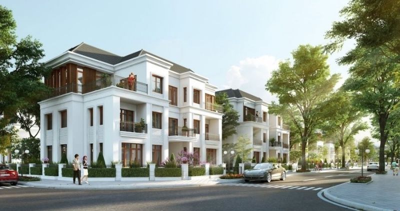 Biệt thự tứ lập phong cách hiện đại nổi bật với đường nét tối giản, không gian thoáng và thiết kế mở tràn ngập ánh sáng