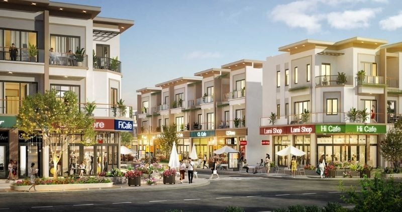 Shophouse Masteri Centre Point có diện tích dao động khoảng 116 – 194m²