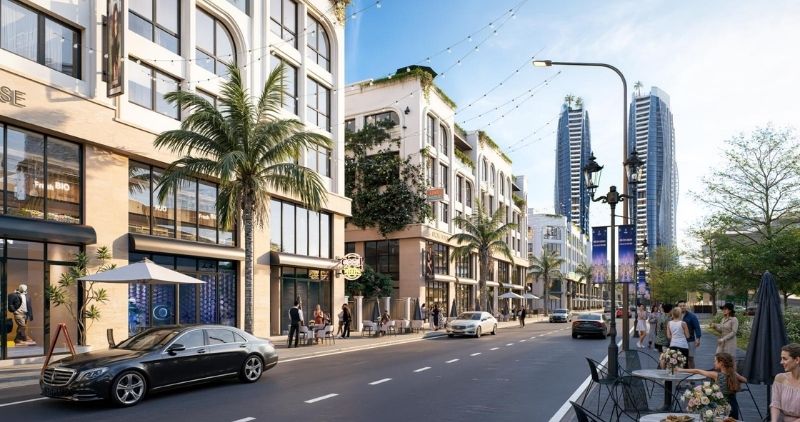 Tọa lạc ngay trung tâm du lịch Bãi Cháy, Sora Bay ghi dấu ấn với dãy nhà phố mặt tiền rộng, sẵn sàng khai thác thương mại.