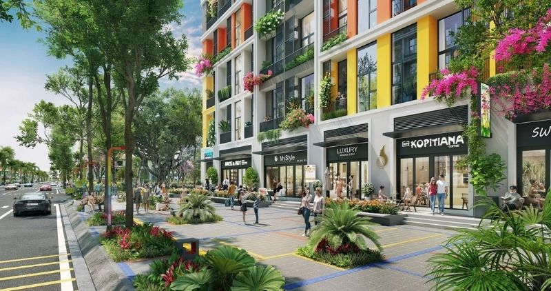 Nguồn cung giới hạn cùng cộng đồng cư dân đông đúc giúp shophouse khối đế luôn giữ giá tốt theo thời gian.