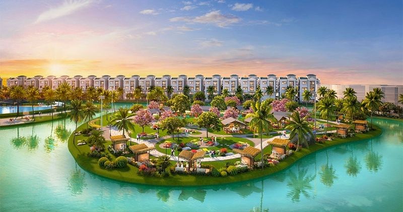 Đảo Ngọc mang đến cuộc sống chuẩn resort với cảnh quan sông nước, công viên xanh và tiện ích nghỉ dưỡng toàn diện.