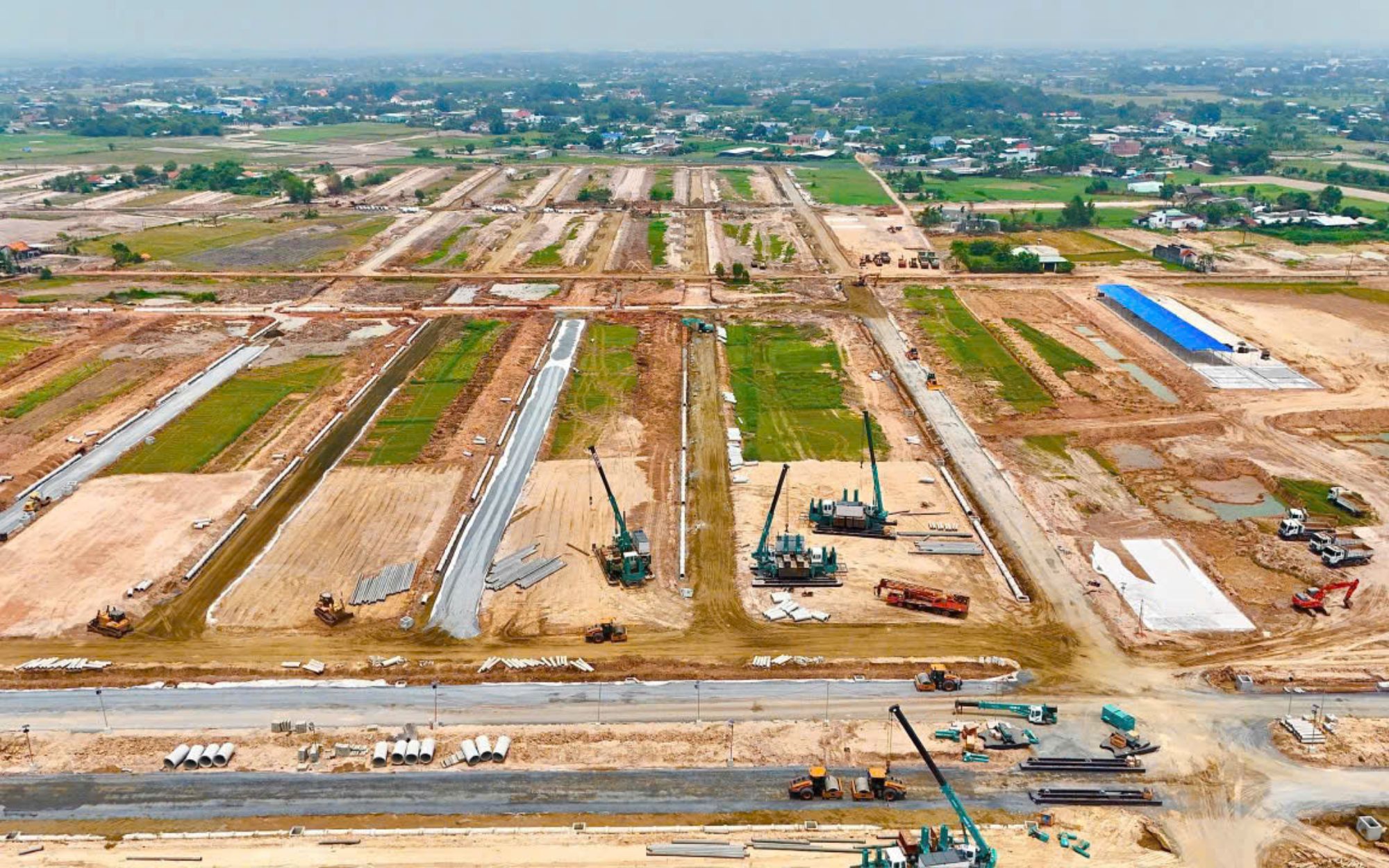 vinhomes can gio Tiến độ dự án Vinhomes Hậu Nghĩa