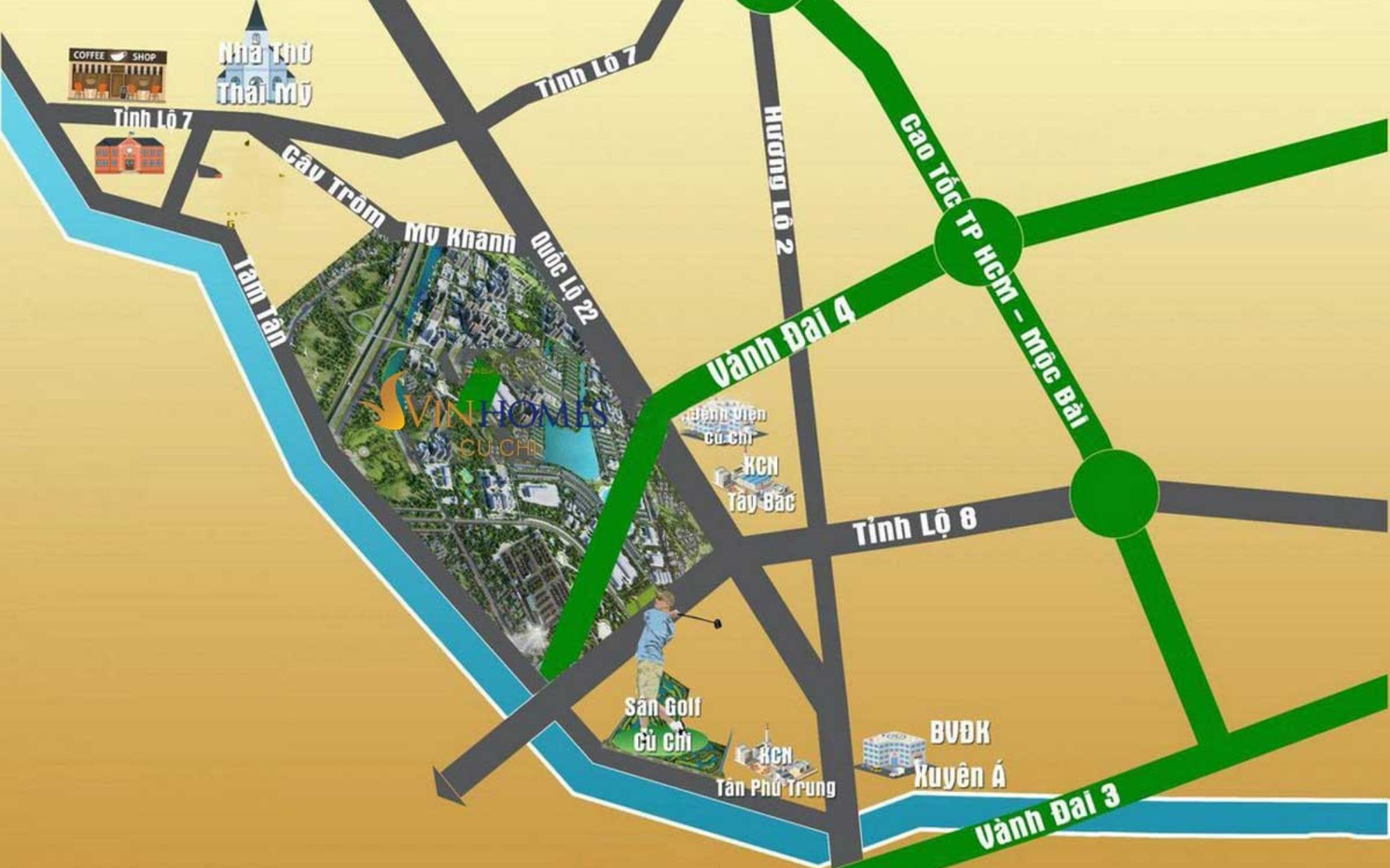 Vị trí Vinhomes Củ Chi