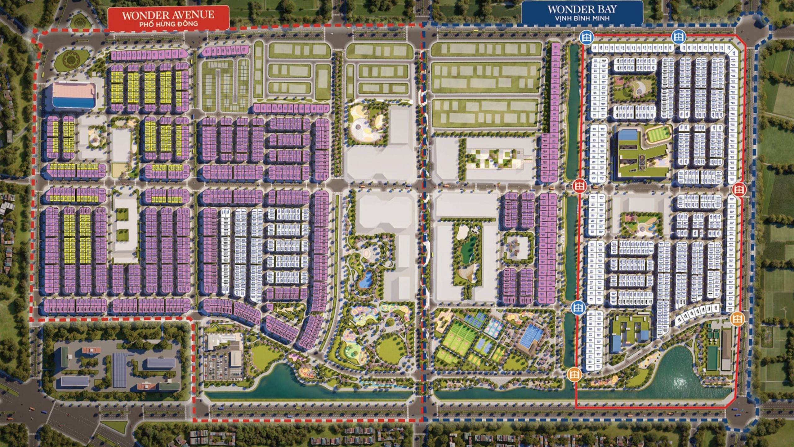Mặt bằng tổng thể Vinhomes Đan Phượng Mặt bằng tổng thể Vinhomes Đan Phượng