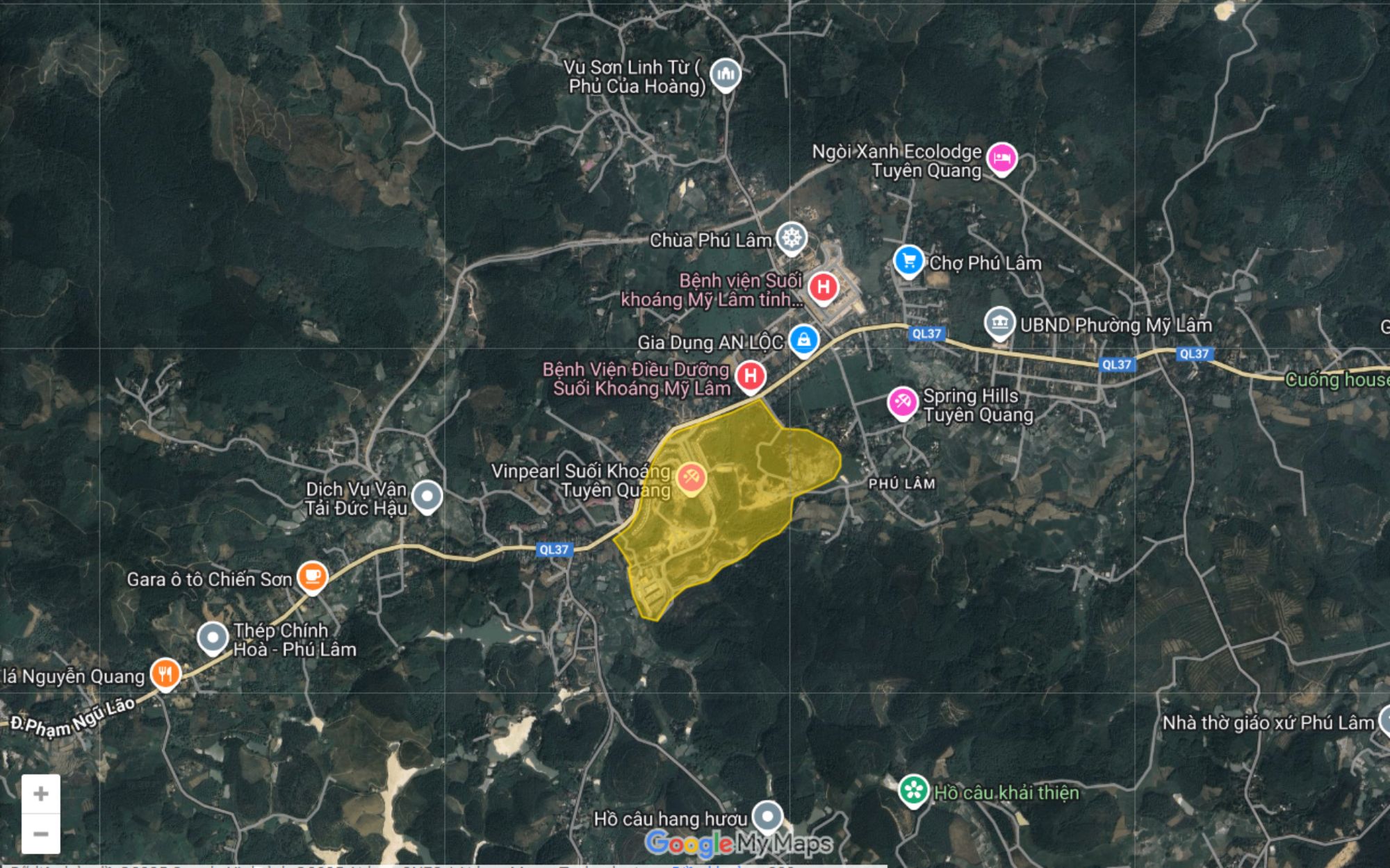 Vị trí Vinhomes Mỹ Lâm Tuyên Quang