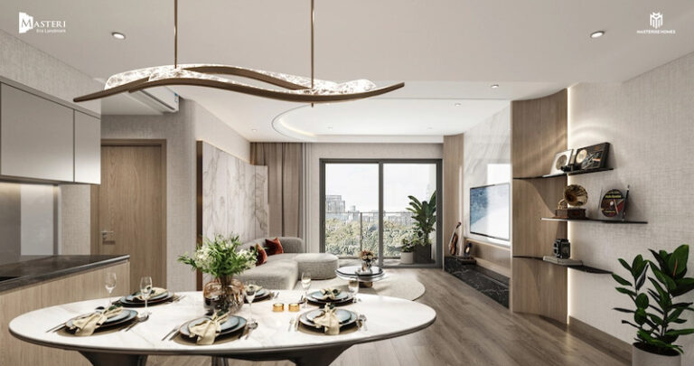 Căn hộ 3 phòng ngủ Masteri Era Landmark – Không gian đẳng cấp cho gia đình tinh hoa